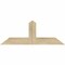 Ekena Millwork Portland Rough Sawn Timber Gable Bracket, Douglas Fir, 36"W x 13"H x 2"D x 4"F, 9/12 Pitch GBW036X13X0204POR00RDF - alternate 1